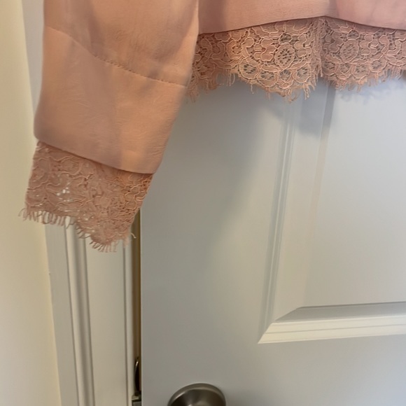 Wayf Pink Open back Lace to - Picture 2 of 5